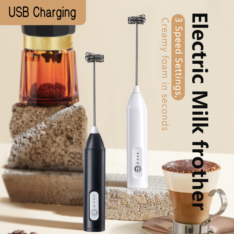 Electric Milk Frother Handheld - ماكينة صنع رغوة الحليب اللاسلكية الكهربائية