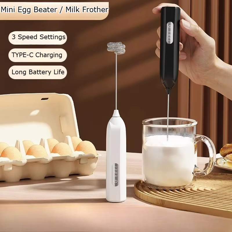 Portable Blender Usb Rechargeable - جهاز كهربائي محمول لصنع رغوة الحليب،