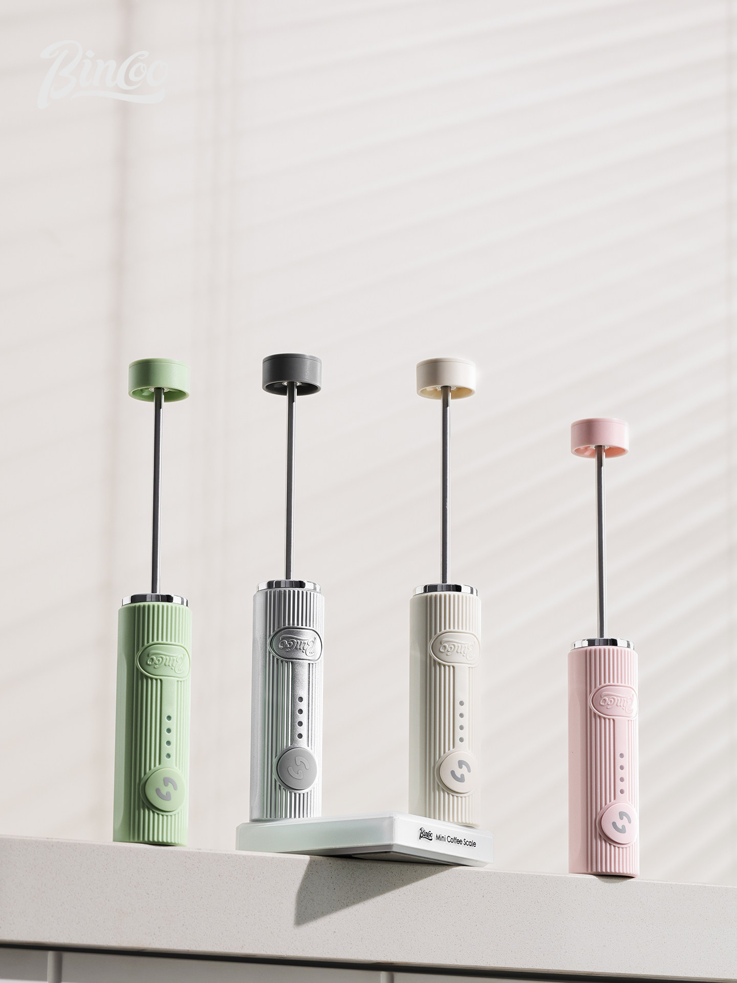 Electric Milk Frother Handheld - بينكو فوم ماستر، خفاقة حليب كهربائية